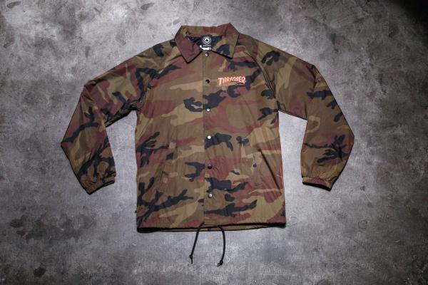 Thrasher Skategoat Coach Jacket Camo