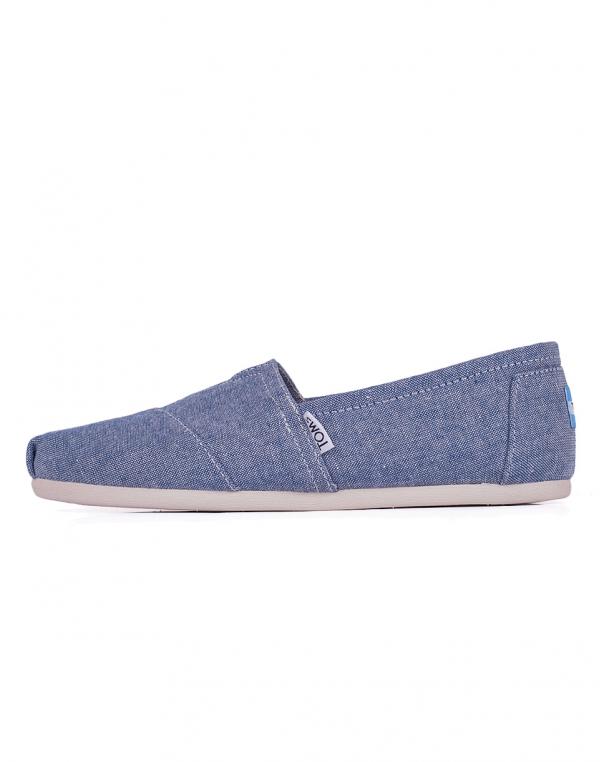 Espadrij Toms Classic Blue Slub