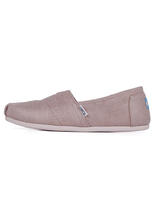 Espadrij Toms Classic Natural Metallic