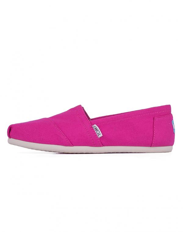 Espadrij Toms Classic Fuchsia Canvas