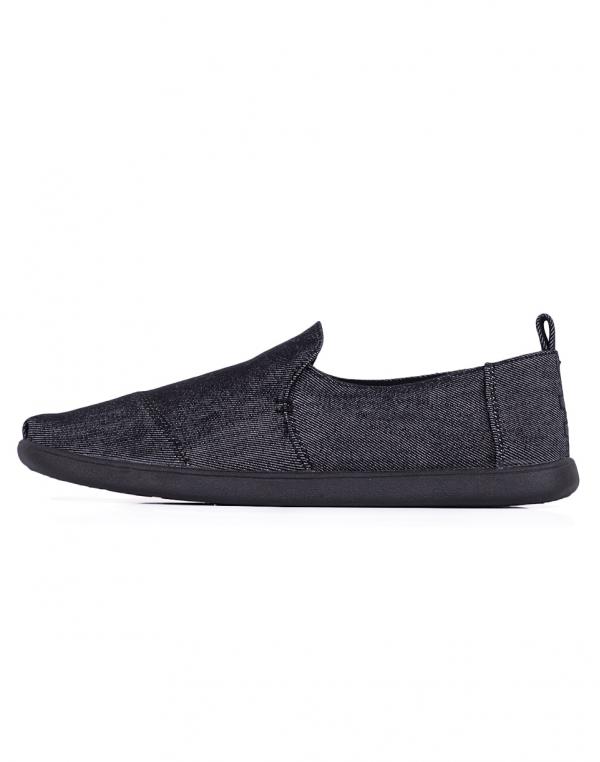 Espadrij Toms Decontructed Black / Black