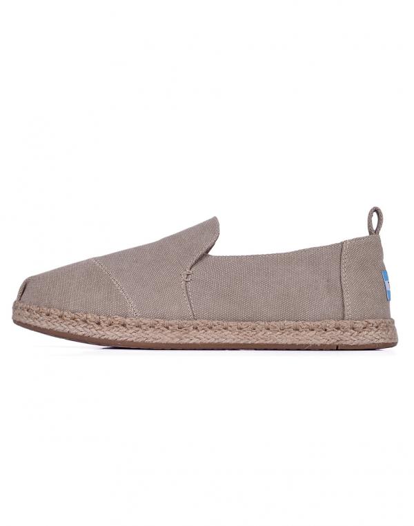Espadrij Toms Deconstructed Alpargata Desert Taupe Washed