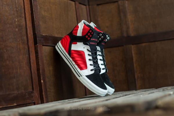 Supra Skytop Evo Black/ Red-White