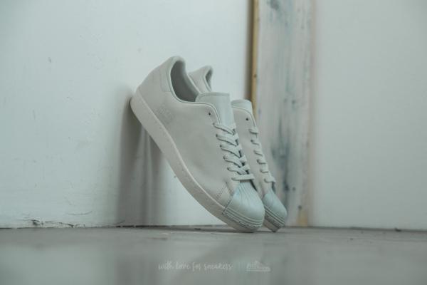 adidas Superstar 80s Clean Crystal White/ Crystal White/ Off White