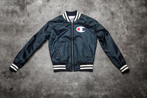 Champion Reversible Bomber Navy/ Grey Marl