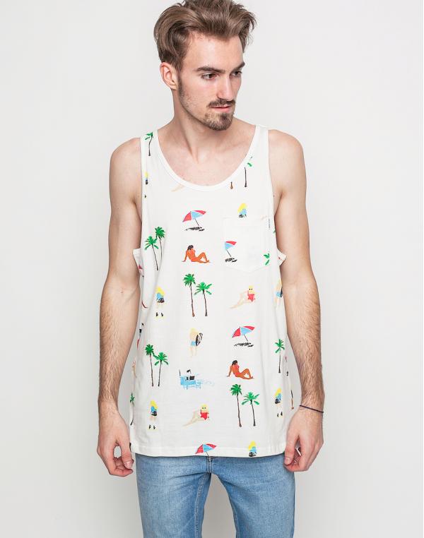 Tílko Dedicated AO Beach Life Off-White