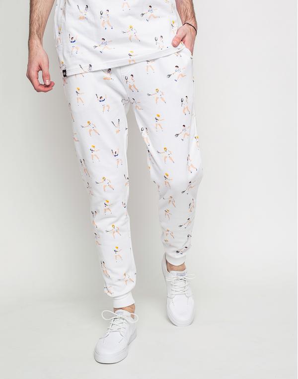 Tepláky Dedicated  AO Lund Tennis People White