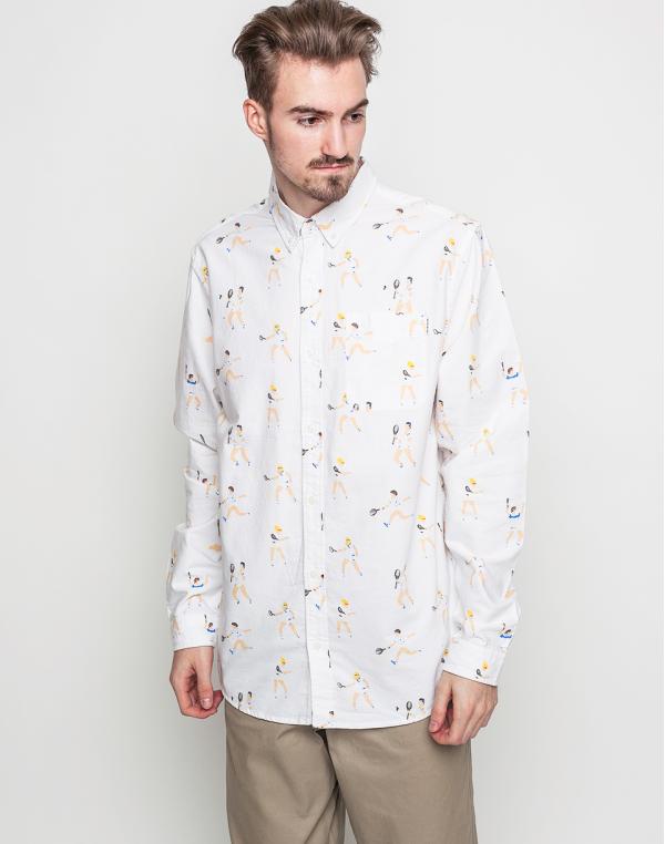 Košile Dedicated AO Tennis People white
