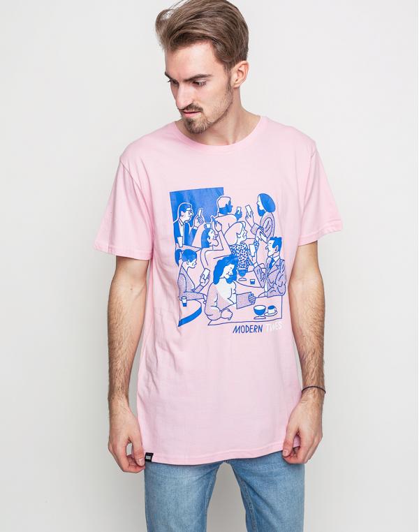 Triko Dedicated Modern Times Pink