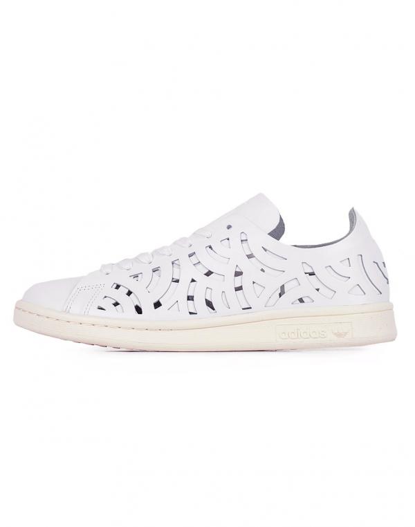 Sneakers - tenisky Adidas Originals Stan Smith Cutout Footwear White / Footwear White / Cream White