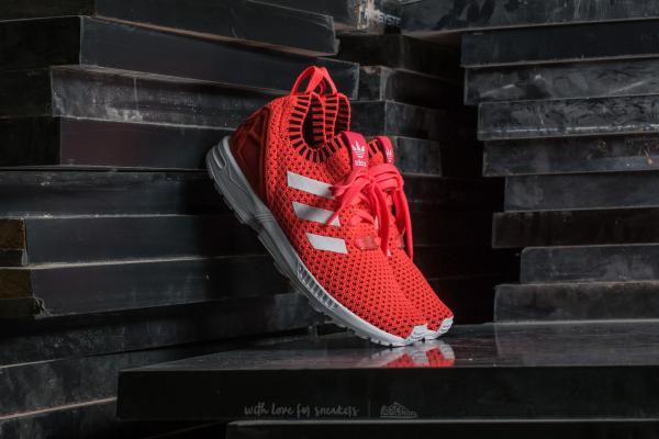 adidas ZX Flux Primeknit J Turbo/ Ftw White/ Core Black