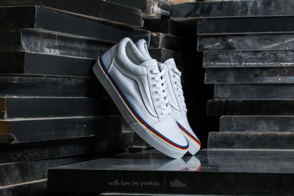 Vans Old Skool Rainbow Foxing True White