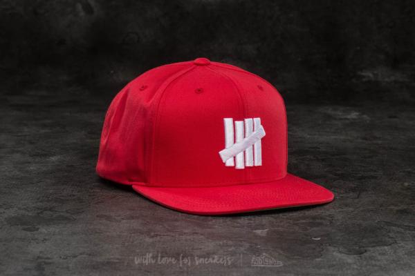 Undefeated 5 Strike Cap Red