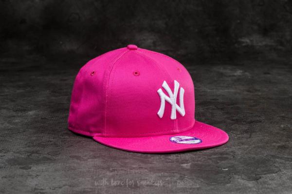 New Era 9Fifty Youth MLB Basic New York Yankees Cap Pink/ White