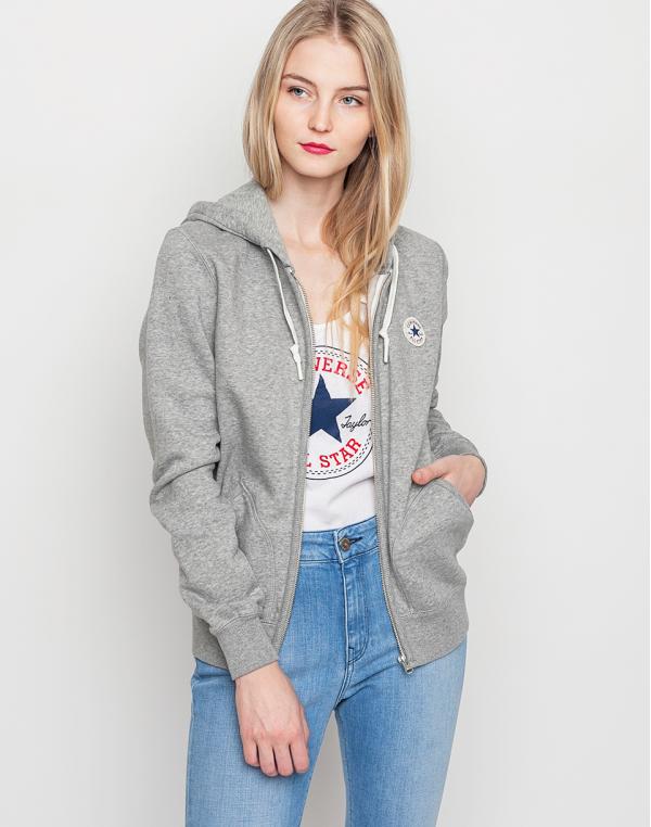 Converse Core Full Zip Vintage Grey Heather S