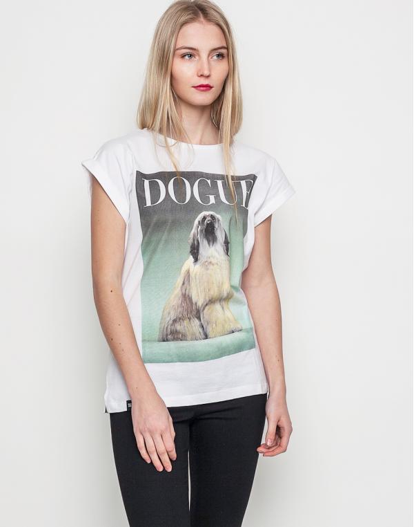Triko Dedicated Visby Dogue white