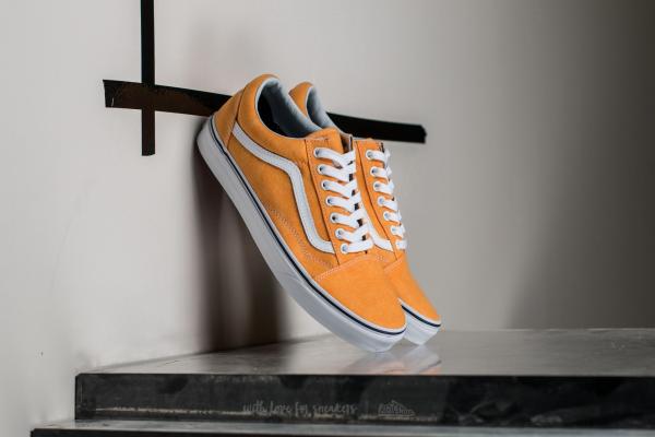 Vans Old Skool (Washed Canvas) Citrus/ Crown Blue