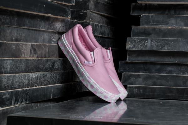 Vans Classic Slip-On (Polka Dot) Pink Lady/ True White
