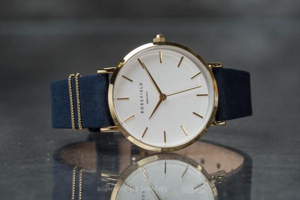 Rosefield The West Village Gold White/ Blue