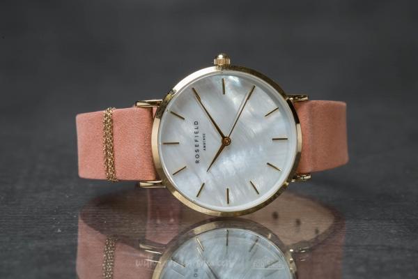 Rosefield The West Village Gold White/ Bubblegum Pink