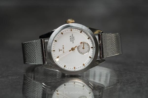 TRIWA Snow Aska Silver Mesh Super Slim