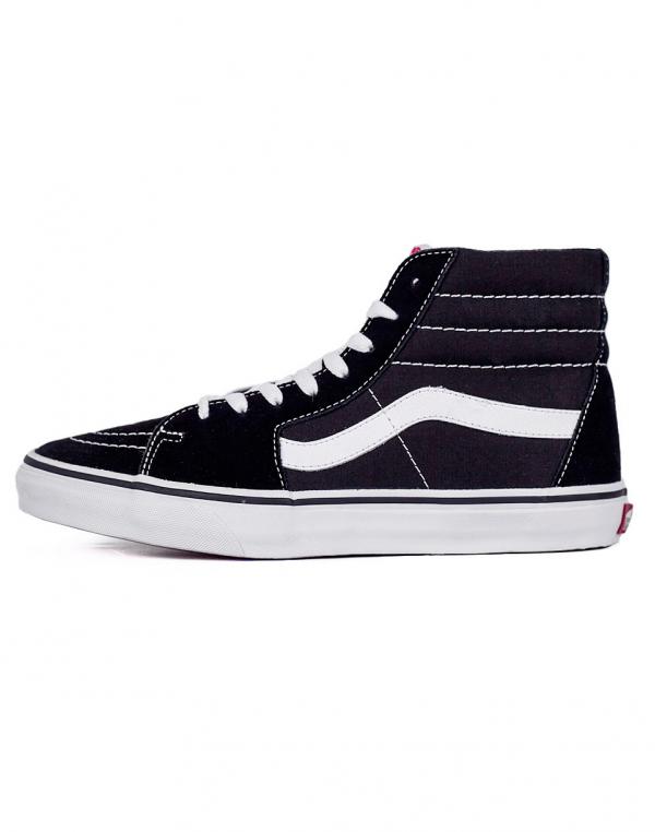 Vans Sk8-Hi Black/ Black/ White 42
