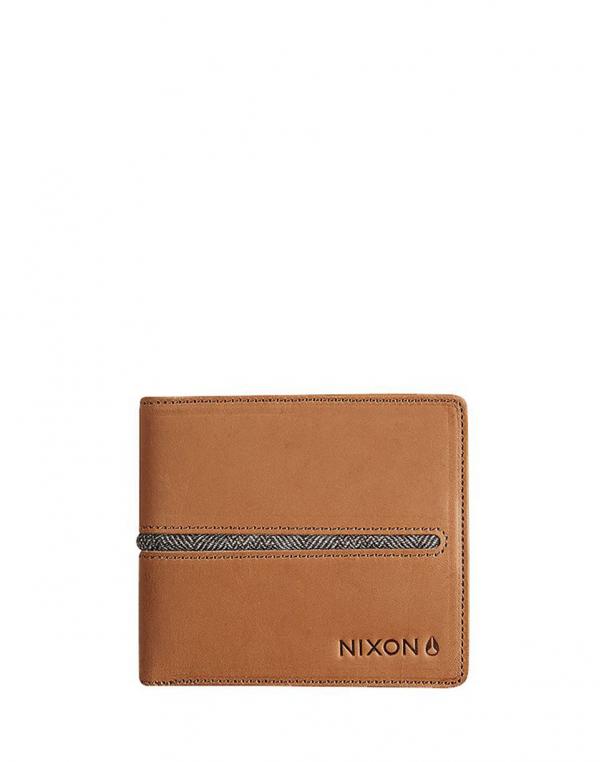 Peněženka Nixon Coastal Showdown Bi-Fold Zip Saddle