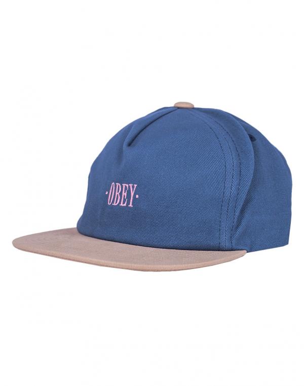 Kšiltovka Obey Jungle Shark Blue / Light Khaki