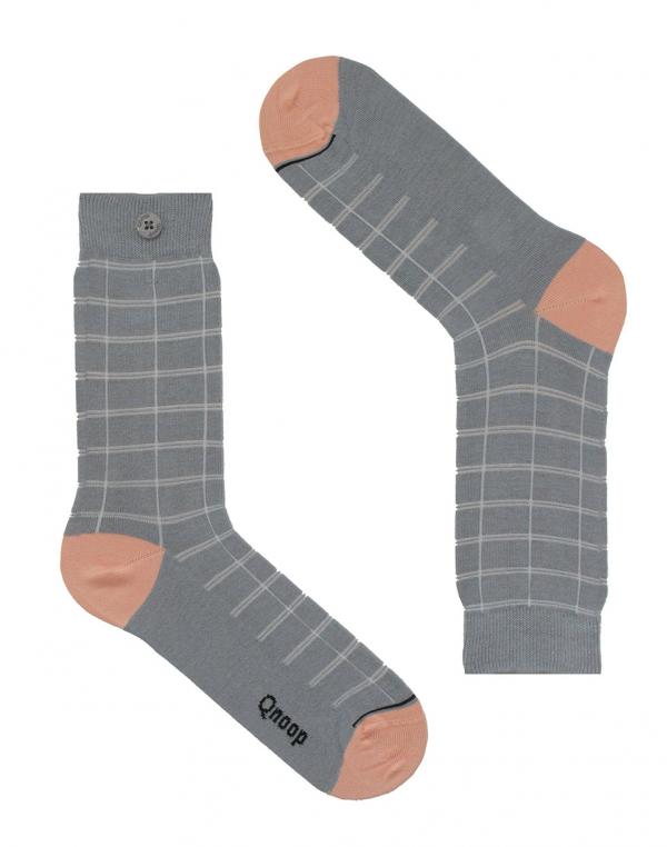 Ponožky Qnoop Relief Grid Grey
