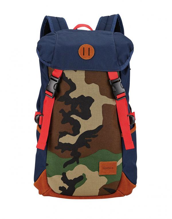Batoh Nixon Trail Navy / Woodland Camo