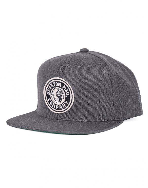 Kšiltovka Brixton Rival Charcoal Heather