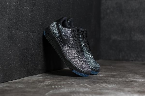 Nike W Air Force 1 Flyknit Low Black/ Black-White