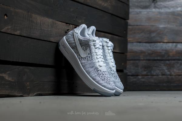 Nike W Air Force 1 Flyknit Low White/ White-Black