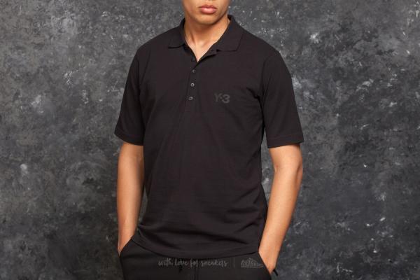 Y-3 Seasonal Polo Black