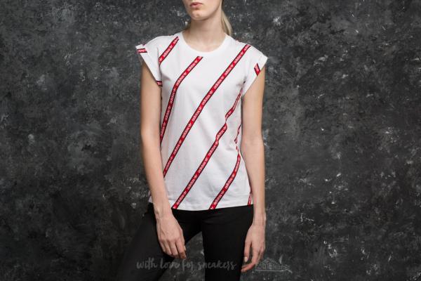 adidas Boyfriend Roll Up Tee White