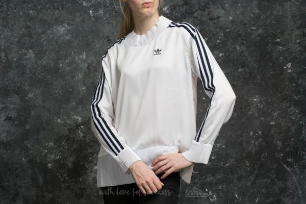 adidas 3 Stripes Sweater White