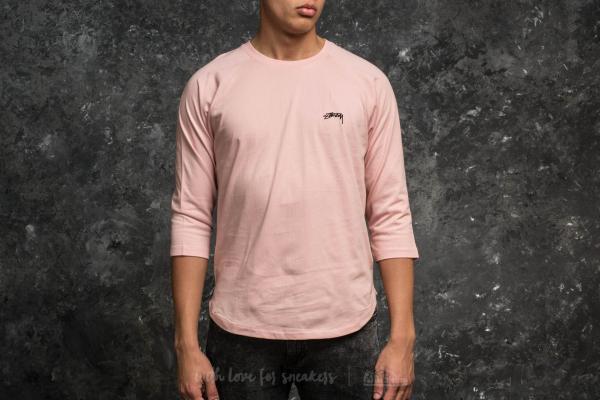 Stüssy Laguna Dot Raglan Jersey Pink