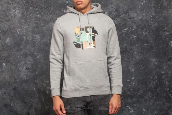 Undefeated Patchwork Strike Hood Grey Heather
