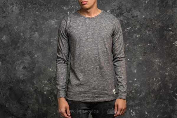 Wemoto Dundee Longsleeve Tee Black Melange
