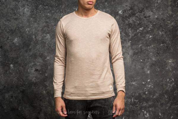 Wemoto Dundee Longsleeve Tee Sand Melange