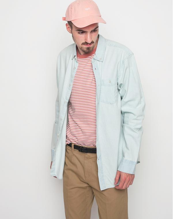 Košile Obey Keble II Woven White