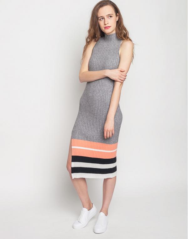 Šaty Obey Marina Heather Grey Multi