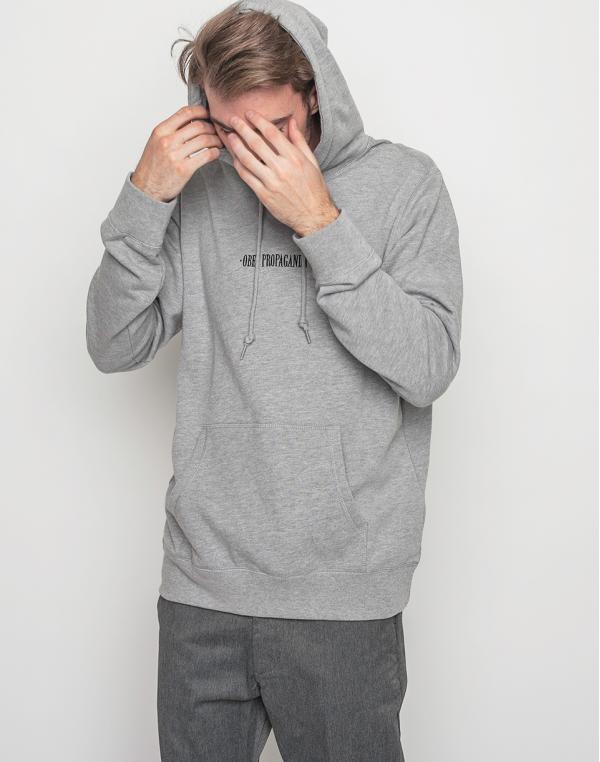 Mikina Obey New Times Hood Heather Grey