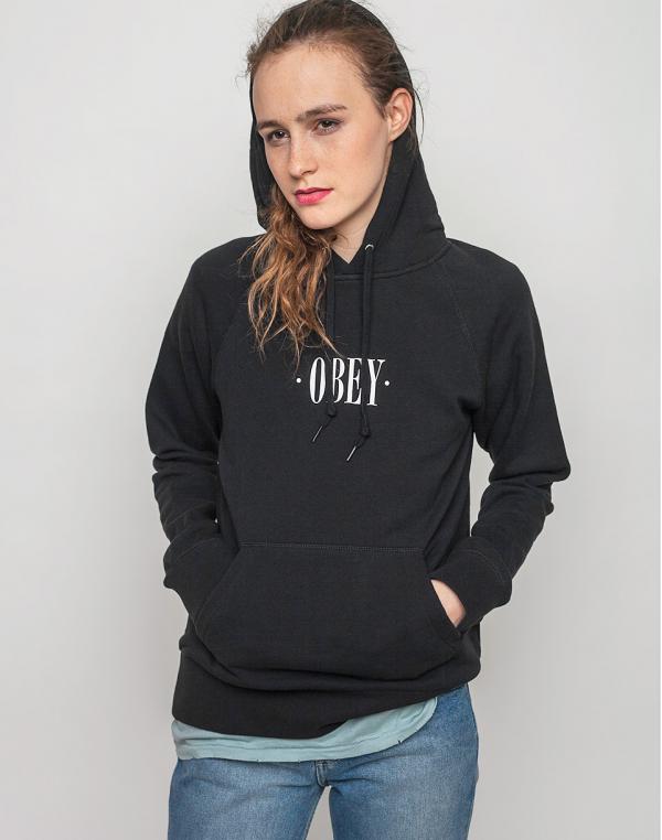 Mikina Obey New Times Modern Black