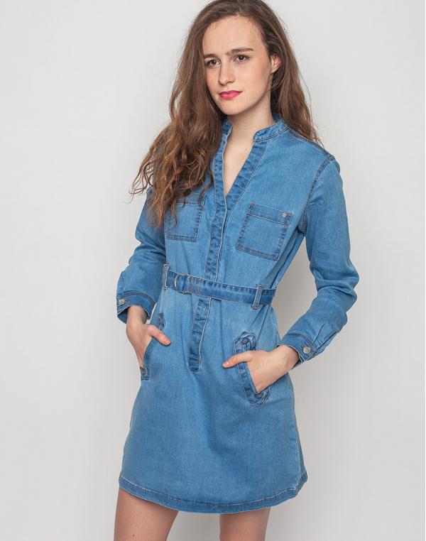 Šaty mbyM Wonda Light Blueish