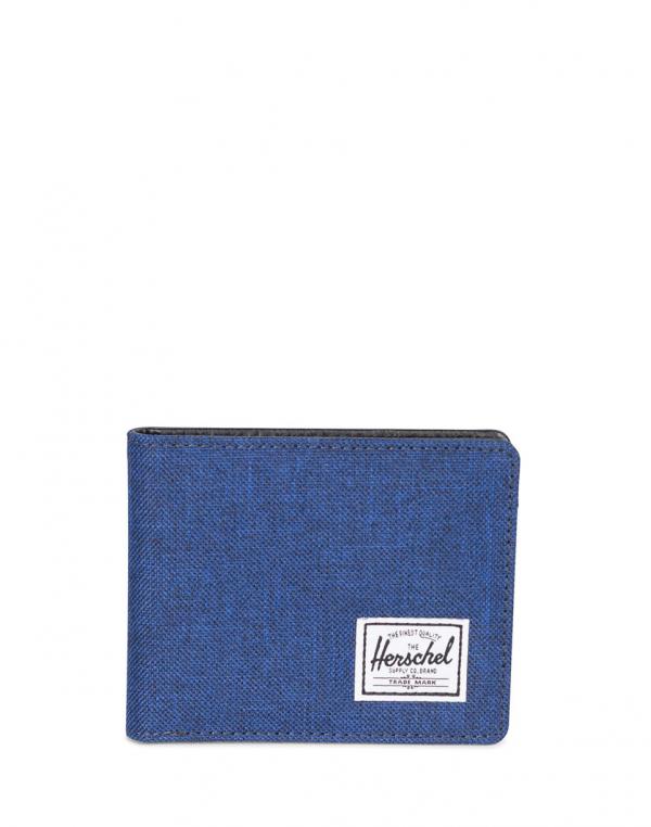 Peněženka Herschel Supply Hank + Coin Eclipse Crosshatch / Black Synthetic Leather