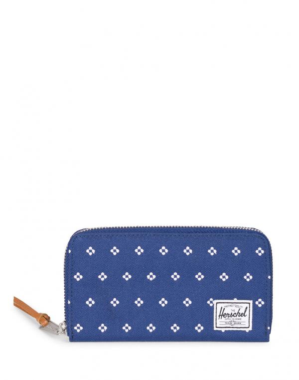 Peněženka Herschel Supply Thomas With Zipper Twilight Blue / White Dots