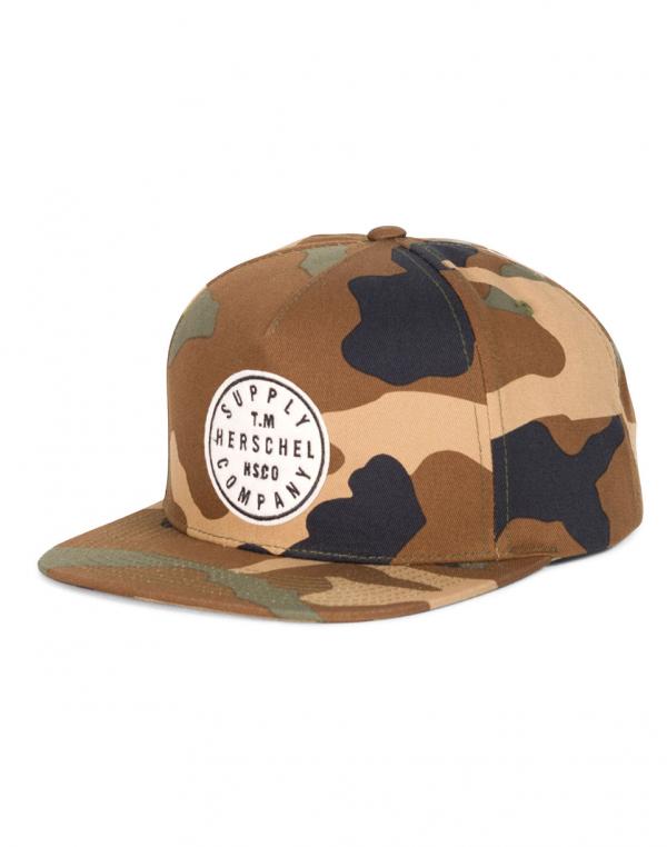 Kšiltovka Herschel Supply TM Woodland Camo