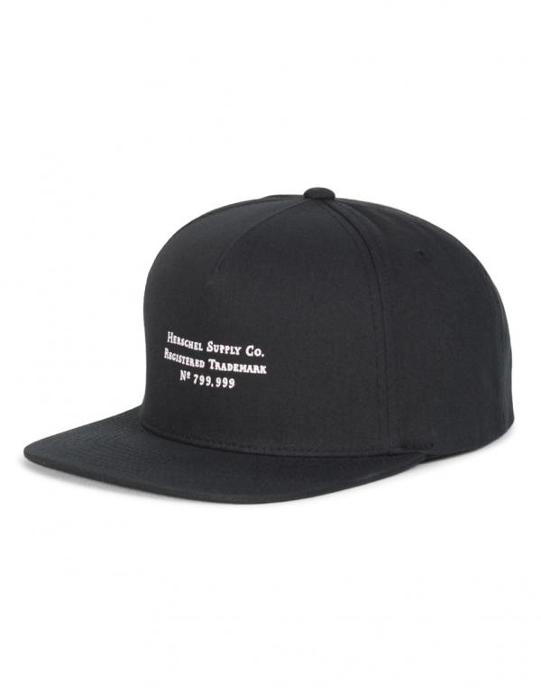 Kšiltovka Herschel Supply Trademark Black
