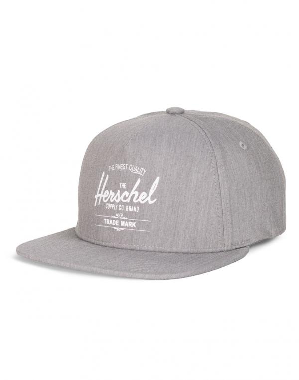 Kšiltovka Herschel Supply Whaler Heathered Grey